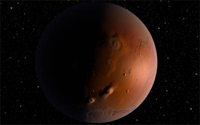 3D скринсейвер планета марс